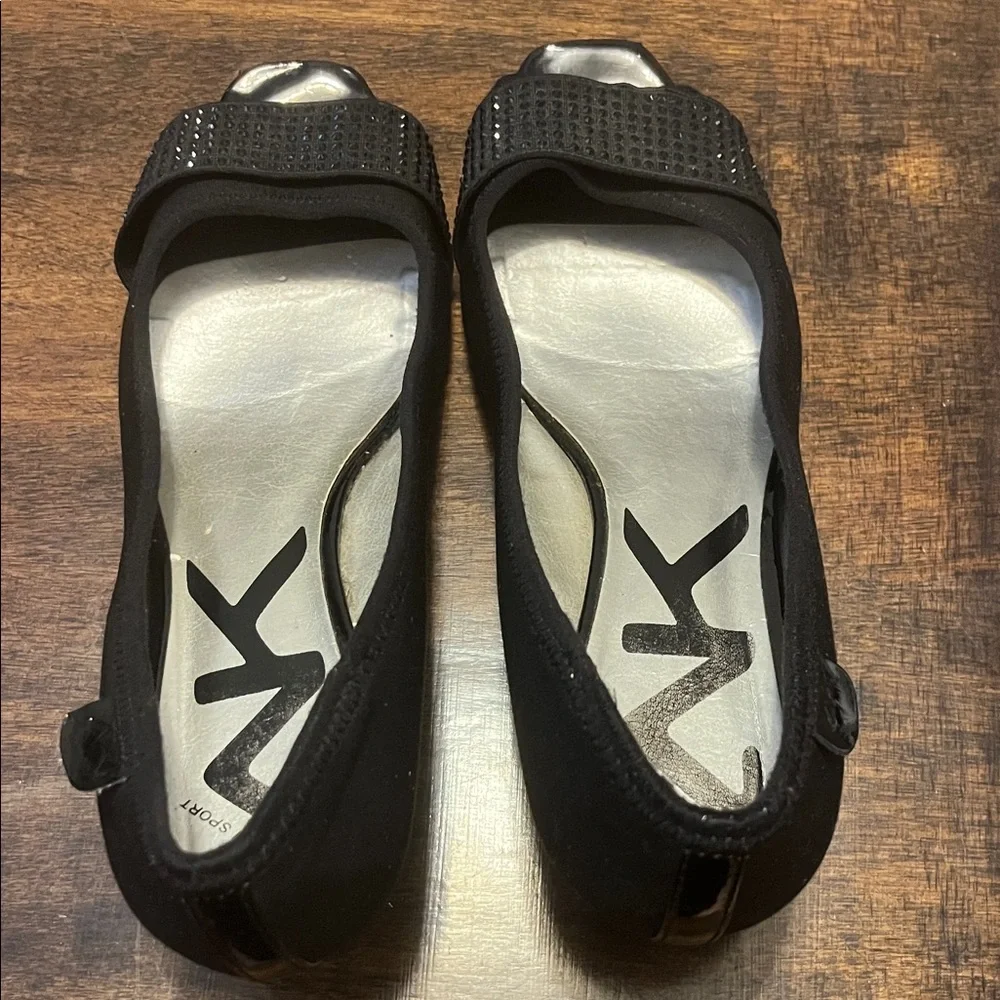 Anne Klein Sport Black Peep Toe Heels - Picture 6 of 14